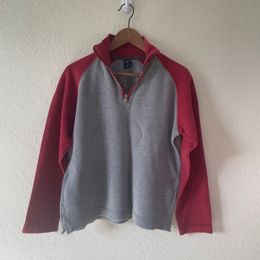 Gap 1/4 zip raglan sweater S